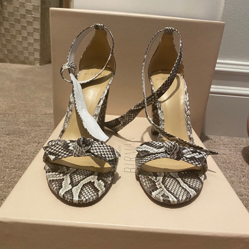 Alexandre Birman Sandal Python Natural Size 39 - image 1